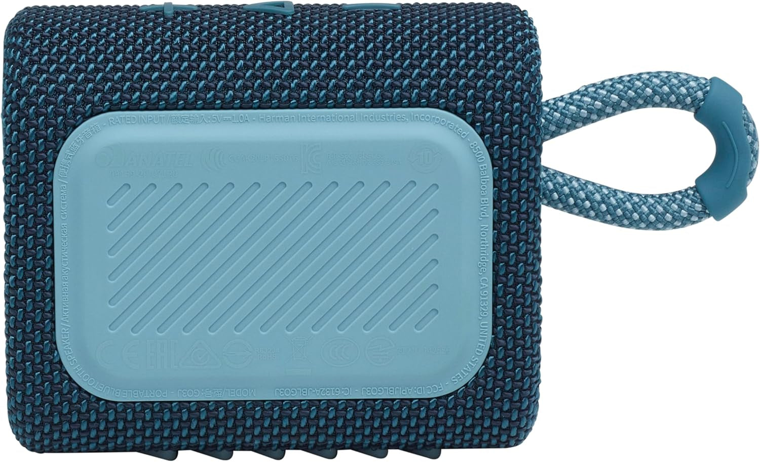 Go 3 - Portable Mini Bluetooth Speaker, Big Audio and Punchy Bass, IP67 Waterproof and Dustproof, 5 Hours of Playtime, Speaker for Home, Outdoor and Travel (Blue)